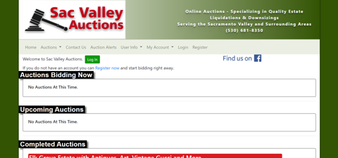 ﻿Sac Valley Auctions